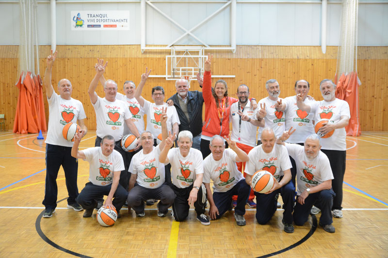 Isa S&aacute;nchez visita Pamplona con +QBasket Salud